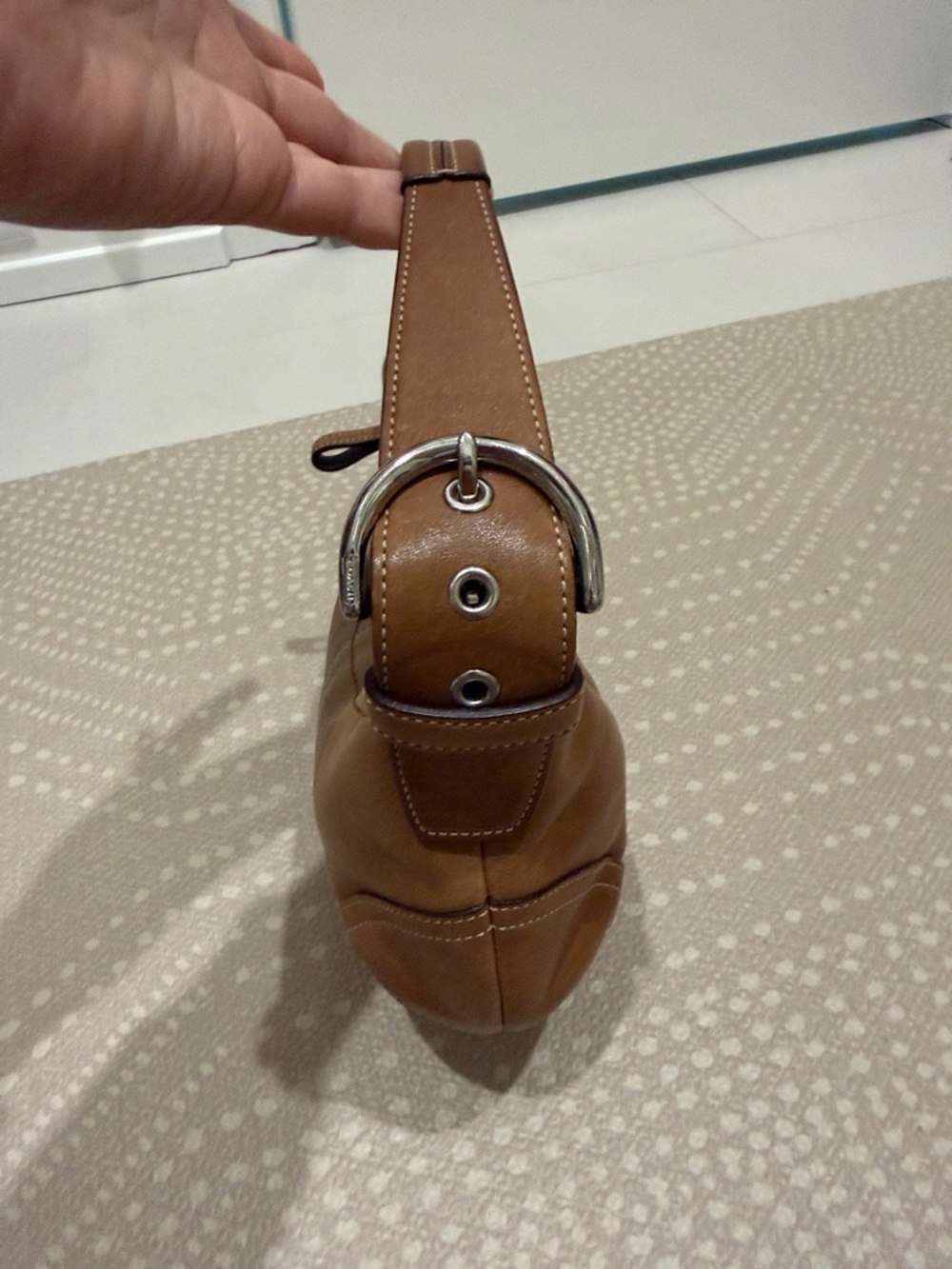 Coach Brown Leather Shoulder Hobo - Picture 3 of 8